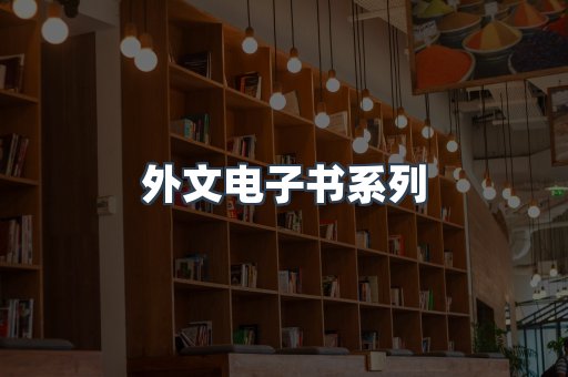 外文电子书系列